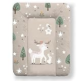 Kikido Matelas a Langer Bebe 50x70   Animaux de la Forêt   Matelas Table a Langer Lavable pour Changer le Couche   Matelas à Langer Bébé de Voyage Imperméable 70x50   Universel