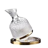 🍷【Grande taille et grande capacité】 La taille de la carafe est de 20x20x24,5 cm, le diamètre de la base est de 20 cm, la grande capacité est de 1500 ml, le matériau est du cristal sans plomb et le processus de découpe unique en fait non seulement un carafe, mais aussi une collection.