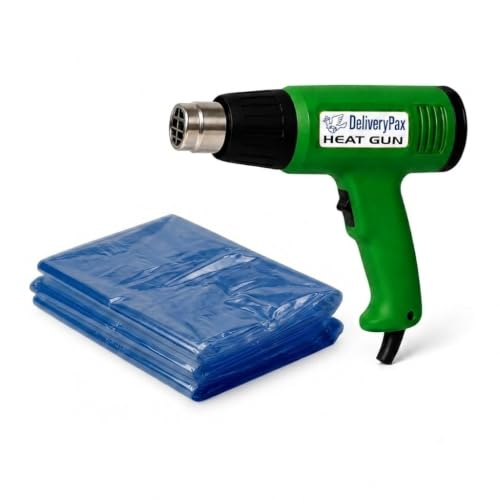 Image of Delivery Pax 2000W Heat Gun Machine and PVC Shrink 20inch x 10m Dual Temperature WITH 6 MONTHS WARRANTY | Hot Gun Machine for Packing| Heat Gun for Shrink Wrapping| Hot Air Gun for Paint Removal