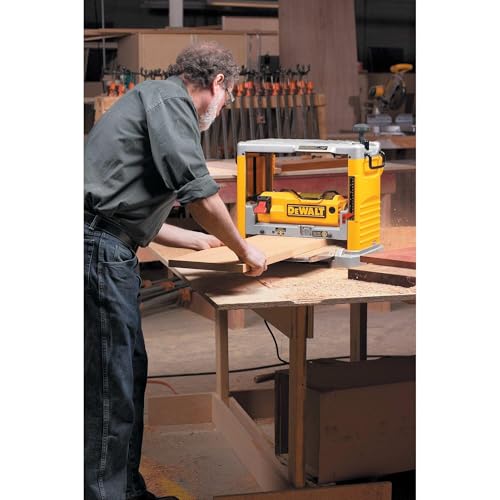 DEWALT Benchtop Planer, 15-Amp, 12-1/2-Inch, 3-Knife Cutter,