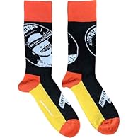 Rock Off officially licensed product 80% Cotton - 18% Polyester - 2% Elastane UK Size 7 - 11 (Euro Size approx 41 - 45) Premium quality, colourful, all-over pattern cotton rich woven socks Guaranteed to stand out in the crowd.