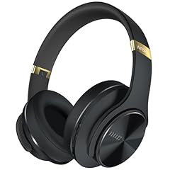 DOQAUS Cuffie Bluetooth over-ear, 90 ore di autonomia, cuffie wireless Bluetooth 5.3, 3 modalità equalizzazione, cuffie stereo Hi-Fi pieghevoli senza fili, morbidi cuscinetti auricolari, microfono