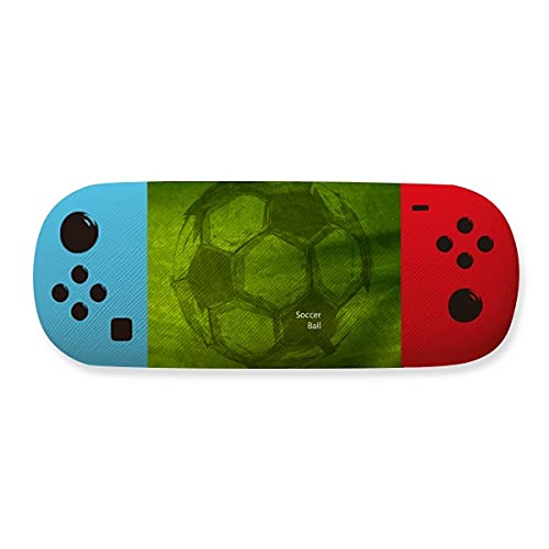 Étui de lunettes de football vert pour l'entraînement au club