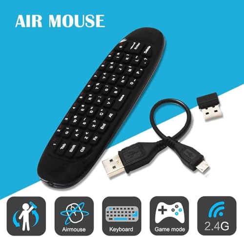 Buy VOOCME 4in1 Air Mouse Remote, Wireless Keyboard with Color Backlight, Motion Detection, 2.4G Wireless, Compatible with Windows, macOS, Android, Linux, Smart TV, Laptops Online at Low Prices in India - Amazon.in - Image 6
