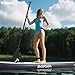 EVERSEA Stand-Up Paddle Boards, 10 ft Inflatable Paddle Board with SUP Accessories, Non-Slip Deck, Dual PVC Layer, Memphis Style Pattern, 31 in Wide Stable All-Around Paddleboard for Adults (Rigid)