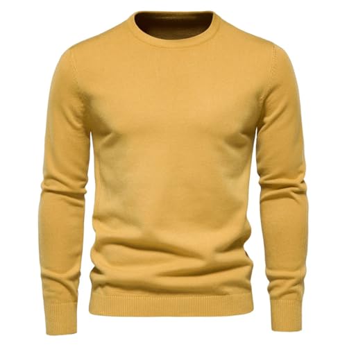 Men V-Neck Wool Sweater Long Sleeve Knit Pullover Casual Social Business Style