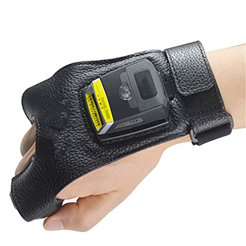 IP65 Tragbare Bluetooth-Finger-Trigger-Code Barcode Reader Ring Wearable Wireless-Lederhandschuhe Bluetooth Mini 1D-Laserscanner