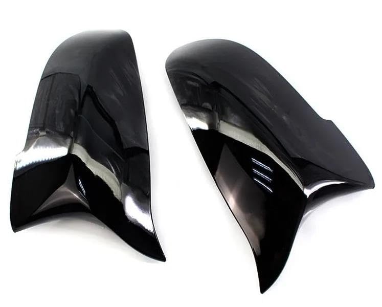 Coques rétroviseurs BMW F10 F11 F06 F02 LCI finition noir laqué