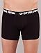 G-STAR Raw Men's Underwear Multipack Soft Cotton Stretch Classic Trunks, Dark Flame/Deep Bordeaux/Black, Medium