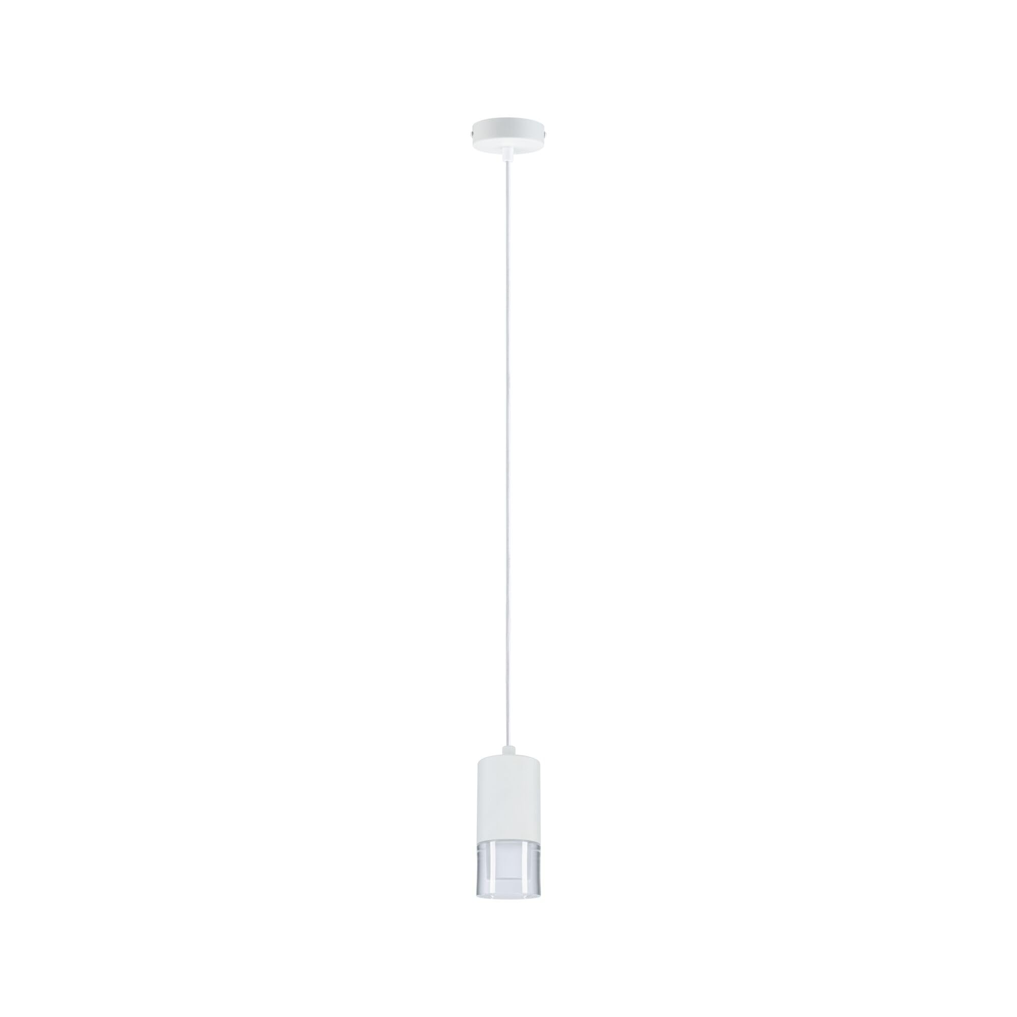 Paulmann 79998 LED Pendant luminaire Kame IP44 9W Clear White dimmable 230V Ceiling luminaire 3000K Bathroom Lighting 700lm