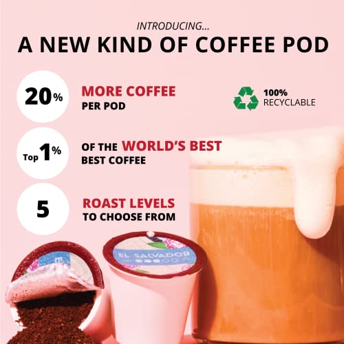 Atlas Coffee Club - Light Roast K Cup Pods - Ethiopia, 100% Recyclable, Premium Single Origin Coffee For K Cup 1.0 & 2.0 Brewers, 24Ct Box #TOP2