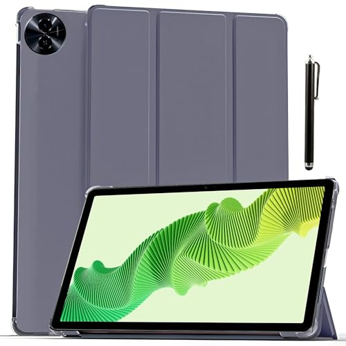 Image of ProElite Case Cover for Realme Pad 2 11.5 inch Cover, Smart Flip Case Cover for Realme Pad 2 11.5 inch Translucent Back with Stylus Pen, Lavender