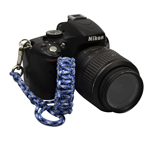 Image of Paracord Wrist | Camera Strap for Robust Hand Grip To Hold All DSLR Camera | Heavy gear | Binocular -Alloy camera strap
