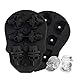 Produktbild 3D Totenkopf Eiswürfelform, MojiDecor Ice Cube Formen 6 Vivid Schädel, Lebensmittelqualität flexibel Silikon Ice Cube Maker für Whiskey Eis und Cocktails Saft Getränke