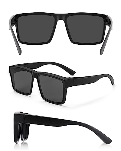 TERAISE Fit Over Glasses Sunglasses,Myopic Polarized Sunglasses Womens Mens Driving Fishing Travel Gifts2