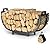 Elbourn Firewood Rack Outdoor Indoor Metal Firewood Holder, 24 Inch Double Coated FireWood Holder with Handle and Cloth Bag, Waterproof Rustproof Sturdy Log Organizer and Fireplace Decor, Black