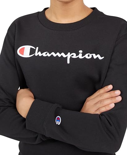 Image of Champion Boys Sweatshirt for Kids Pullover Fleece Crewneck Sweater
