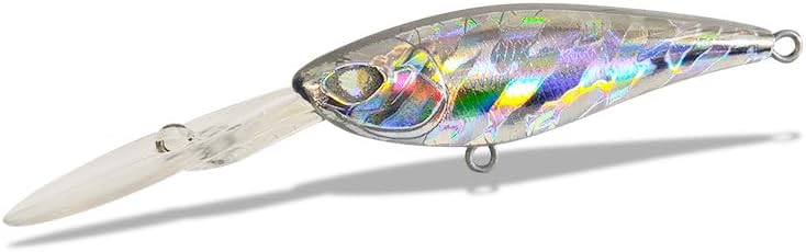 20pcs 9.5cm/5.7g Gold Foil Jerkbait Blank with Long Tongue, Floating Deep Diving Minnow Body Unpainted Lure