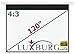 Produktbild Luxburg Motor Leinwand 244x183 cm (Diagonale ca. 120" Zoll / 305 cm) Full HD 3D Beamer Leinwand elektrisch mit Fernbedienung - zur Deckenmontage/Wandmontage, Oberfläche: Glasperlengewebe, Modell 2015