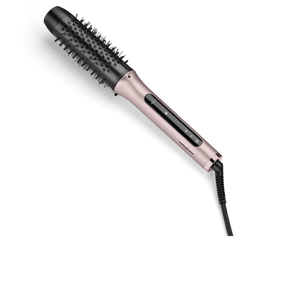 Babyliss Volume Boost İyon Etkili 4 Isı Ayarlı Seramik Isıtıcı Gövdeli Termal Saç Fırçası Pembe HSB200E