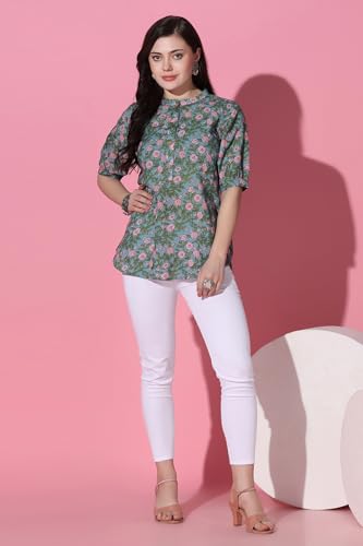 Image of Fashion Dream Women's Cotton Regular Fit Shirt|Formal |Party Western Stylish|Casual |Fancy |Printed Shirts