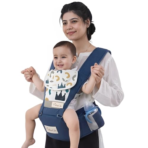 Image of Baby Carrier with Hip Seat for 0 to 3 Year New Born Baby, Kangaroo Adjustable Baby Carrying Bag for Newborn to Toddler, 20 Kg (NBC56)