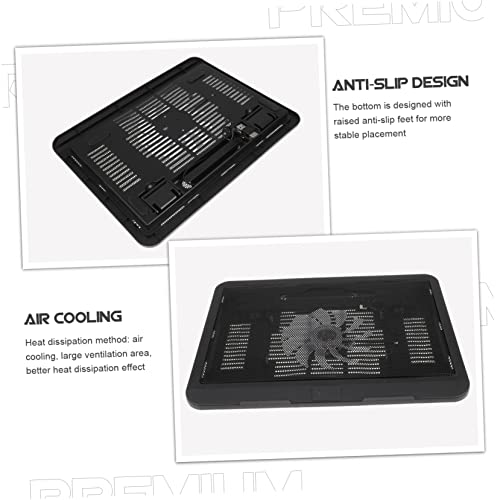 Base enfriadora para laptop Tofficu negra miniatura 6