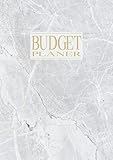  Budget Planer: XXL Budgetplaner Organizer Buch für die Budgetplanung  Geeignet als Haushaltsbuch, Finanzplaner oder Kassenbuch  Kostenbuch zum eintragen  Marmor Optik