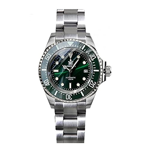 Steeldive 1000M �h�� NH35 Mov't Dive �����Y �r���v 45.4mm �����Y �T�t�@�C�A�K���X �Z���~�b�N�x�[�� �����@�B���r���v �j���p (�J���[ 3) (SD1964)�A�J���[ 3, �F3, �u���X���b�g