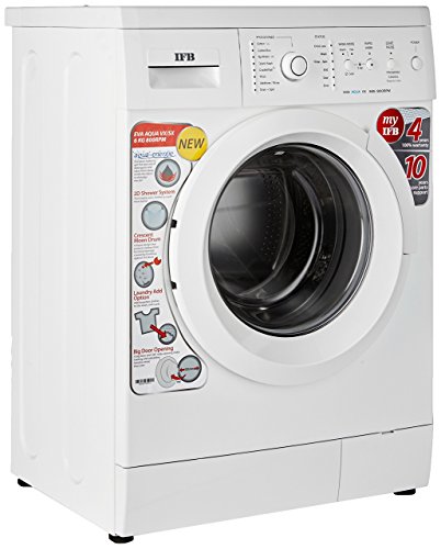 Image of IFB 6 kg Fully-Automatic Front Loading Washing Machine (Eva Aqua VX, White, Inbuilt Heater, Aqua Energie water softener)