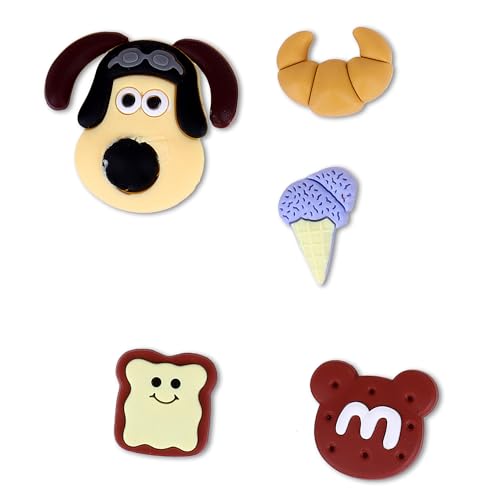 Image of CASSIEY Polyvinyl Chloride Shoe Charms Clog Different Characters Used To Decorate Clogs Shoes For Rounded Holes Charms For Shoes