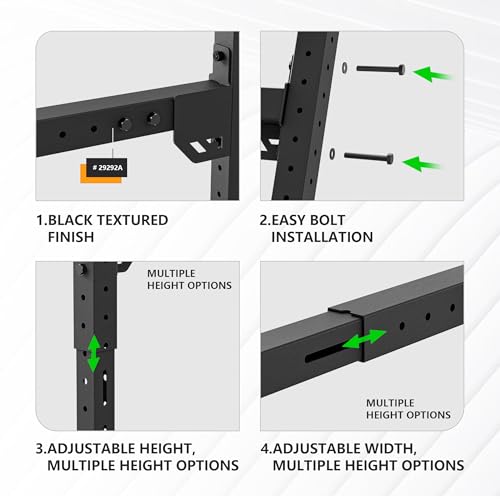 Image of YZONA Universal Truck Bed Racks Compatible with Silverado /Sierra /Ram /Ford F-Series /Tacoma /Tundra /Titan /Frontier /Colorado /Canyon /JT /Ranger /Maverick, Adjustable Ladder Cargo Rack