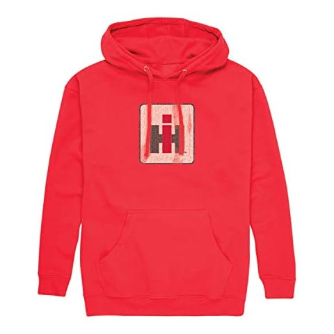 Country Casuals International Harvester - IH Logo Distressed - Men's Pullover Hoodie - Size Large Cover