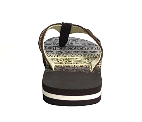 Image of REDVOLUTION New Boys' Beach Sandal TRIBAL Tattoo | Geometric Bali Flip-Flop Sandals