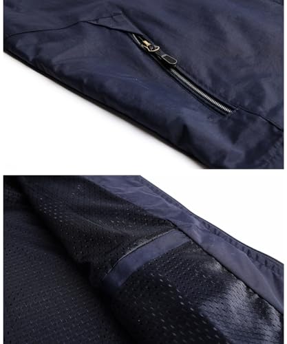 Herothorn Homme Multi-Poches pêche Gilet Veste de Loisirs Plein Manches pour Air Respirant à Séchage Rapide de sans Loisirs Léger Chasse Camping Voyage – vue 5