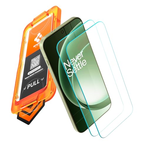 Image of Spigen AlignMaster S Tempered Glass Screen Protector Guard for Oneplus 15R [2 Pack]