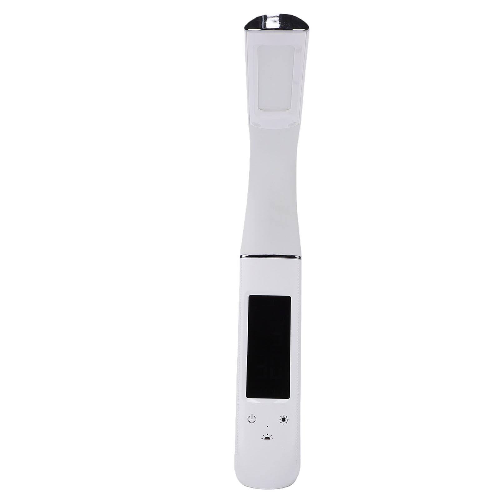 Bewinner Lampada da Scrivania a LED con Orologio, Lampada da Lettura Pieghevole 3 in 1, Luce Ambientale RGB, Sveglia Ricaricabile con Attenuazione Tattile da 1200 MAh, da Tavolo per Camera da Letto,