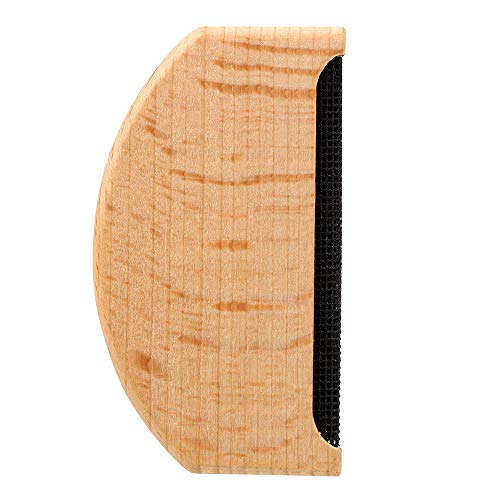 DIYWORK Brosse anti-peluches en forme de peigne, anti-bouloches, en bois Cover
