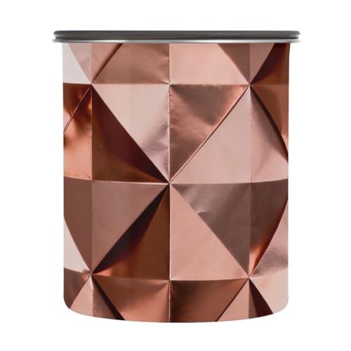 Contenedor de Almacenamiento de Acero Inoxidable con Tapa Triangular