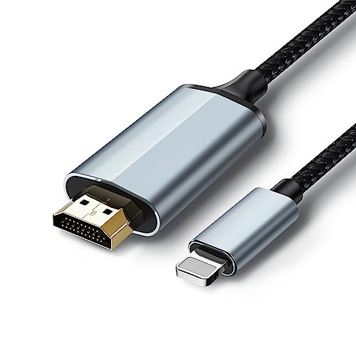 Cavo HDMI Per IPhone/iPad/iPod A TV/Monitor/Proiettore - 4 Metri - 1080P Full HD - Plug And Play