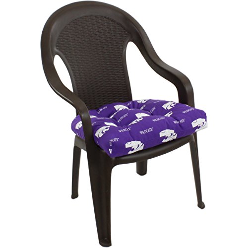 Image of College Covers Everything Comfy Kansas State Wildcats Indoor Outdoor Seat Cushion Patio D Cushion