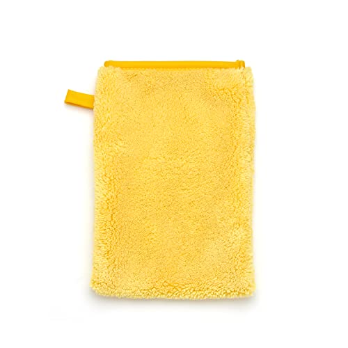 Gerlon Magic Fibre Mikrofaser-Handschuh – entfernt Staub, Flüssigkeiten und Fette, ideal für Haus & Auto, gelb