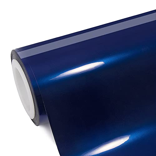 Image of HOME13 Vinyl Wrap Sheet for Car & Bike Self Adheisve Vinyl Wrap Sticker & Decal Roll Film Air Release Bubble Free (24x52 Inches, Gloss Blue Metallic)