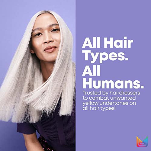 Matrix Total Results So Silver All-In-One Purple Toning Leave-In Spray & Detangler | Neutralizes Yellow Tones & Prevents Frizz | For All Blonde & Grey Hair Types #TOP6