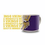 Rico Industries NFL Football Minnesota Vikings 14 oz Metro Ceramic Coffee Mug