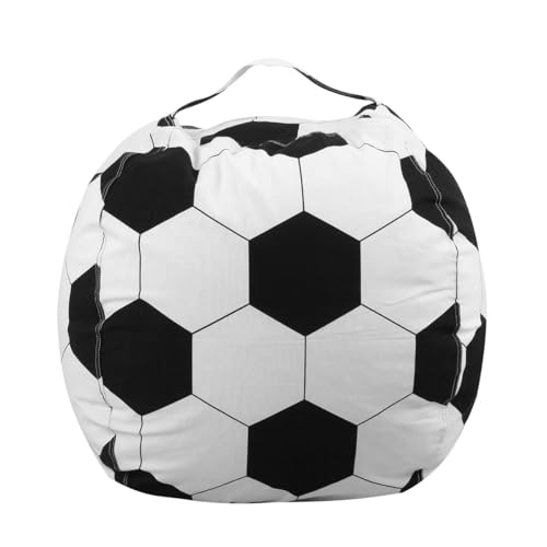 Hoite Fundas De Puf De Fútbol Sin Relleno Para Sillón De Adulto - Almacenamiento De Juguetes De Peluche Grandes