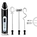 Espumador De Leche De Mano, Batidor De Huevos Batidor Eléctrico, USB Recargable, Pantalla LCD, Ajuste De Tres Velocidades, Mezclador De Huevos, Para Café, Café Con Leche, Capuchino, Chocolate