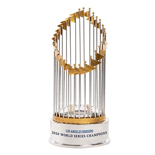 Los Angeles Dodgers 2020 World Series Champions Replica 12 Inch Trophy FOCO MLB