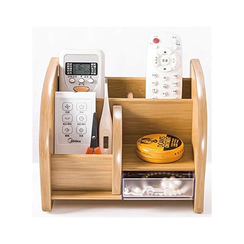 Image of oddpod Glosen Premium Multi-Purpose Wooden Desk Organizer & Mobile /Pen Holder Stand For Home /Office C-2037, Brown