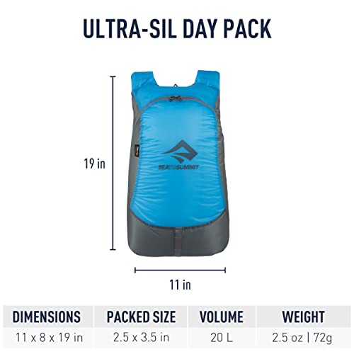 Image of Sea to Summit Ultra-Sil Ultralight Day Pack, 20-Liter, Sky Blue